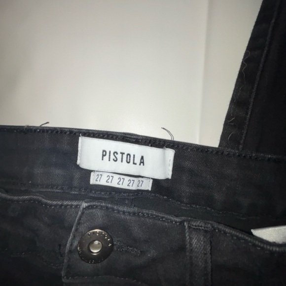 Pistola Black Jeans with White Stripe - Picture 4 of 4